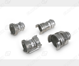 Adapter-Kupplungen für "GW-G" (Gerätewagen Gefahrgut der Feuerwehr) nach DIN 14555-12: Adapter-Kupplungen für "GW-G" (Gerätewagen Gefahrgut der Feuerwehr) nach DIN 14555-12: