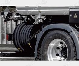 Tankwagen mit offener Schlauchtrommel, HD Schlauchleitung, ZV 500 Zapfventil Tankwagen mit offener Schlauchtrommel, HD Schlauchleitung, ZV 500 Zapfventil