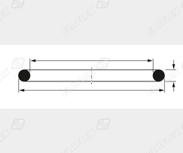 TWO Ersatzdichtung Schnitt TWO Ersatzdichtung Schnitt