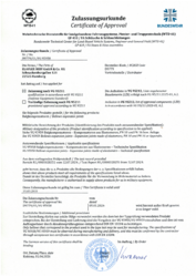 Bundeswehr-Zulassung für Balgkompensatoren (Type ERV)