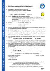 ATEX-Zulassung für Zapfventile ZVA Slimline,ZVA Slimline 2, ZVA 200 GR, ZVA Slimline 2 GR, ZVA 25,ZVA 25 AF,
ZVA 32,ZVA AdBlue HV,ZVA AdBlue LV, ZVA Slimline mit Sonderdichtungen