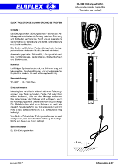 EL 800 Erdungsstreifen