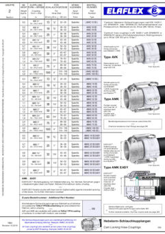 Hebelarm-Schlauchkupplungen