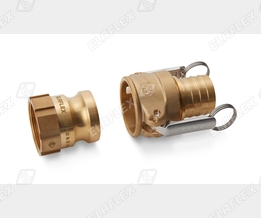 Camlock Cam Locking hose tail AMK-St 50 Ms and male adapter AVK 50-2" Ms (brass)