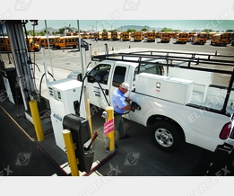 Transporter- und Schulbusbetankung mit LPG (Flüssiggas, Autogas)