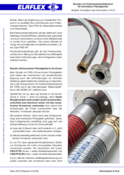 Einsatz von Folienwickelschläuchen für brennbare Flüssigkeiten