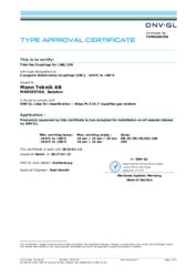 DNV
Typenzulassung CBC für Installation an Schiffen