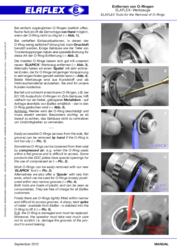 Entfernen von O-Ringen ELAFLEX-Werkzeuge