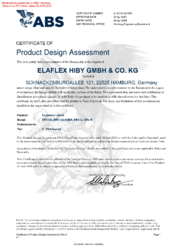 ABS (American Bureau of Shipping): Design Assessment
ERV-GS / ERV-GS HNBR / ERV-G / ERV-R