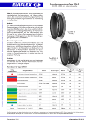 Gummikompensatoren Type ERV-D