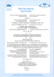 TÜV Zulassung für ARK 19 und ARK 19 SS