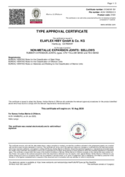 BV (Bureau Veritas): Bauartzulassung ERV-G, ERV-R