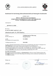 Bundeswehr-Zulassung für Balgkompensatoren (Type ERV)