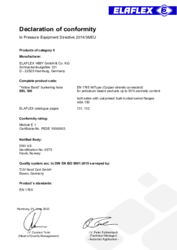 Konformitätserklärung Kategorie II