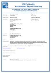 IECEx Zertifikat für Systeme in explosiver Atmosphäre