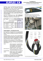 'FLUORFLEX 2' PTFE/EPDM Universal-Schrägwellschlauch