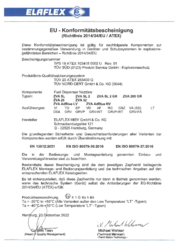 Konformitätserklärung ZVA Zapfventile