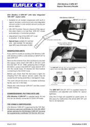Gasrückführungs-Zapfventil
ZVA Slimline 2 GRV-WT