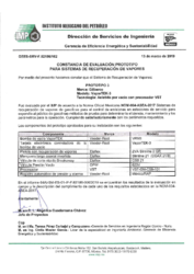 Zertifikat Gasrückführung Mexiko