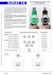 Kraftstoffkennzeichnung nach EN 16942 für ZVA Zapfventile: 'EK FGI'