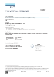 DNV Zulassung für
LNG Schläuche