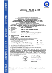 Zertifikat Nr. 85-2_134