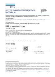 MED (Marine Equipment Directive): Zulassung für ERV-GS/ERV-GS HNBR