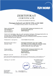 TÜV Zertifikat für ZVG 2